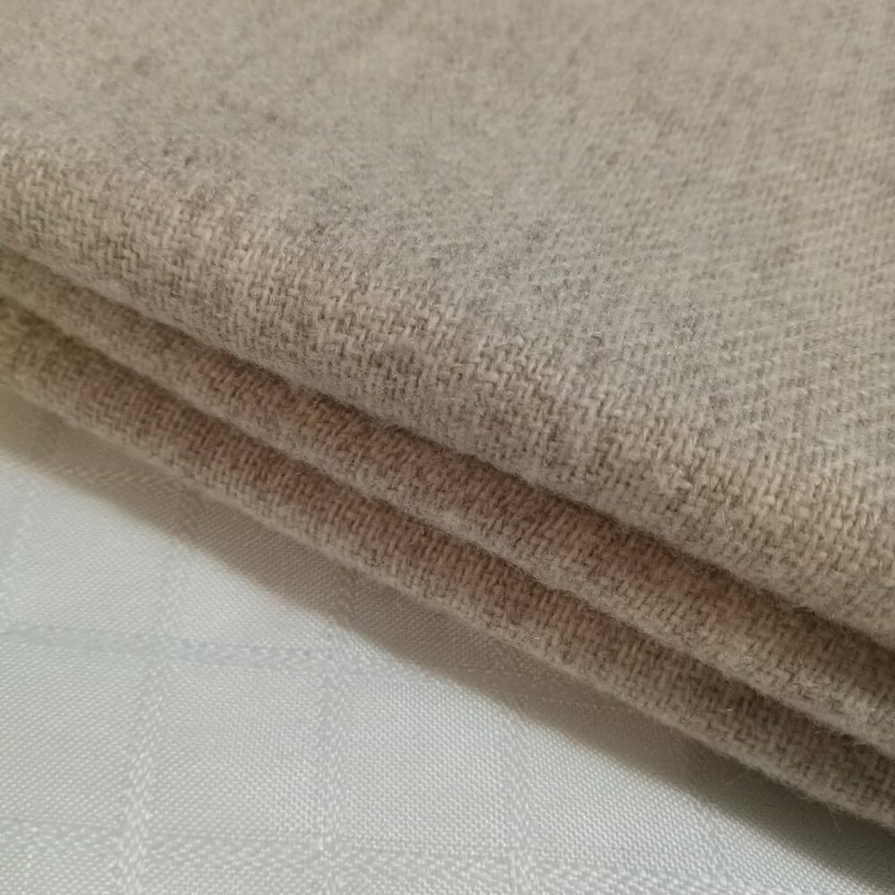 Natural fiber fabric, 1970s, difficult to identify, came with protective fabric